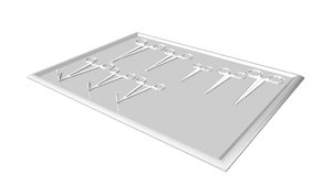 utensil tray 3d model