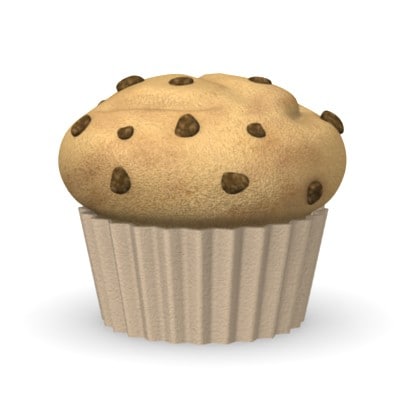 muffin 3d model