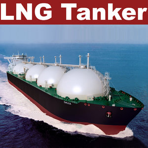 lng tanker galea 3d model