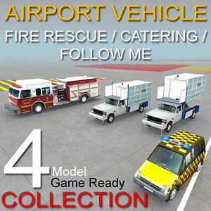 3d model of 4 rescue catering follow