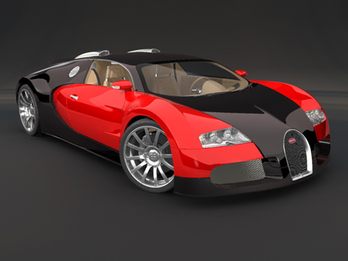 bugatti veyron 3d max