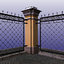 3d model of fence