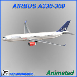 airbus a330-300 3d model