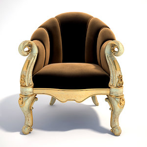 chair armchair 3d model