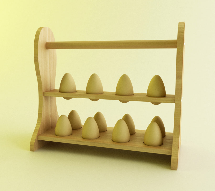 3ds max egg rack