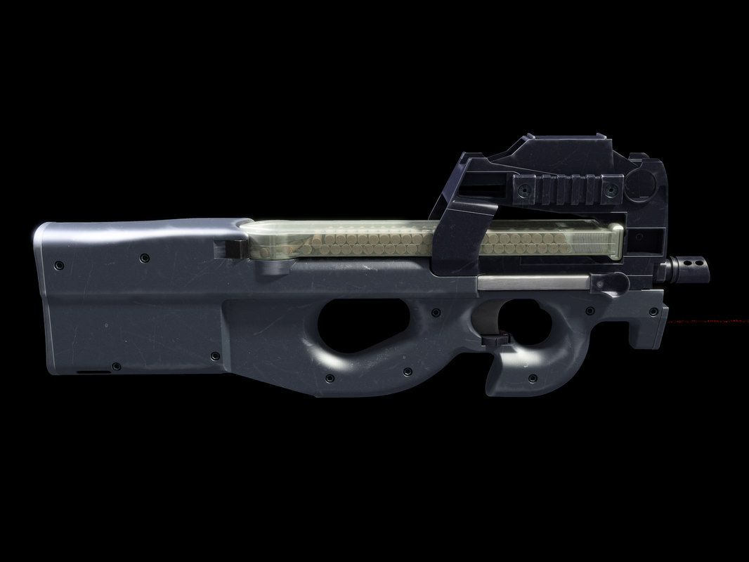 fn p90 3d model