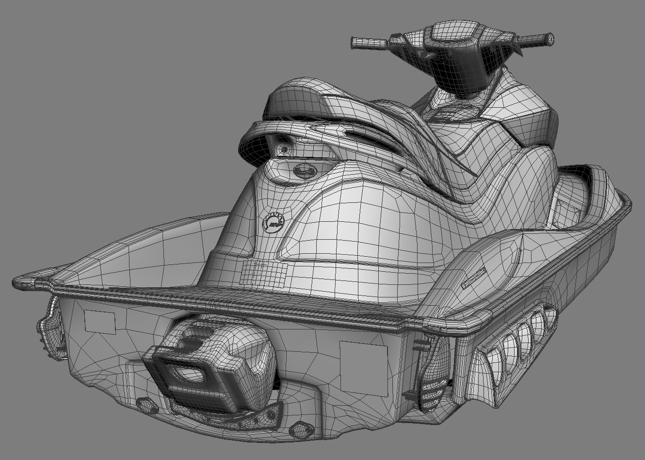 speed watercraft sea doo 3d model