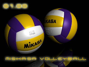 volleyball volley ball 3d model