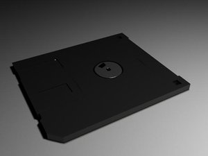 floppy disk 3d model