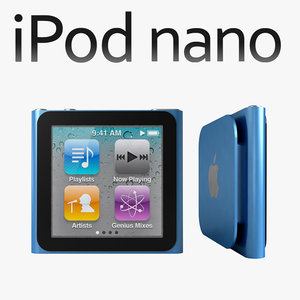 apple ipod nano 3d model
