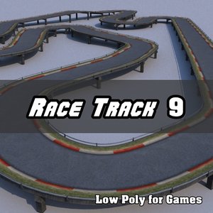 3ds max race track
