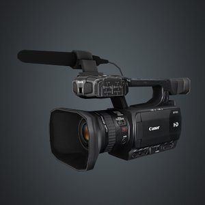 3d model of canon xf100 camcorder