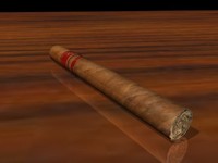 3d rocky cigar model