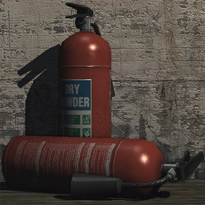 extinguisher prop 3d model