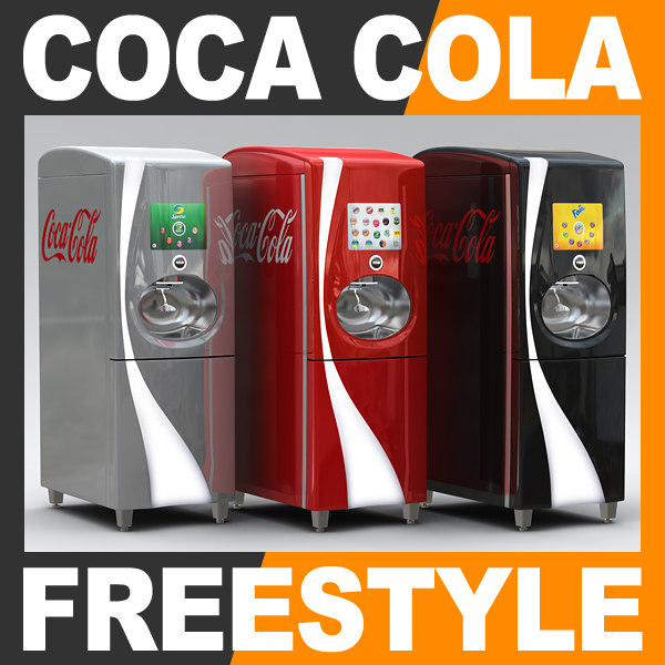 Coca Cola Freestyle Jet Brunnen Der Zukunft 3d Modell Turbosquid 5514