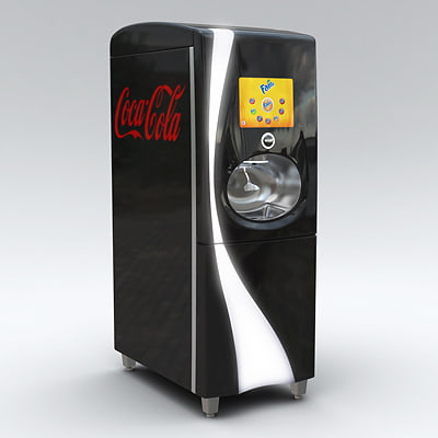 coca cola freestyle fountain 3d 3ds