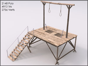 3d gallows games real model