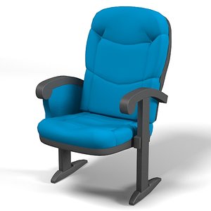 baco theatre chair 3d 3ds