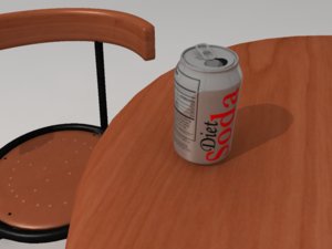 diet soda 3d model