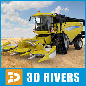 combine-harvester combine harvester 3d 3ds