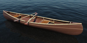 canoe woodworker sue 3d model