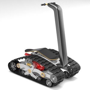 track personal vehicle 3d max