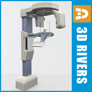 dental x-ray machine 3d model