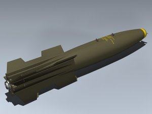 free 500 bomb 3d model