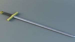 3dsmax sword excalibur