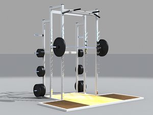 3ds max gym equipment
