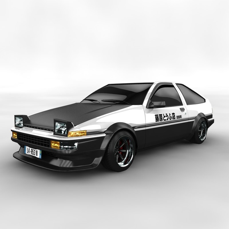 Takumi Initial D 3d Model