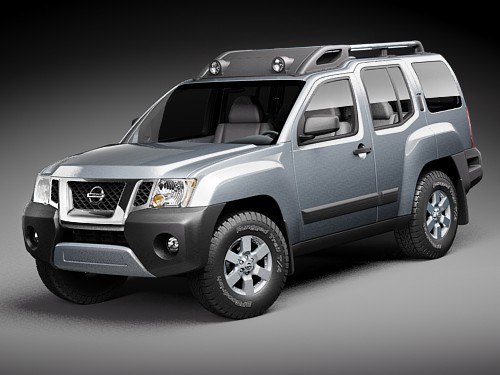 3d Nissan Xterra 2009 Suv Model