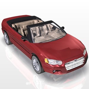 3d model car chrysler sebring