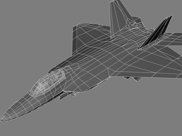Modelo 3d F 22 Raptor US Army Stealth Juego De Combate Modelo 