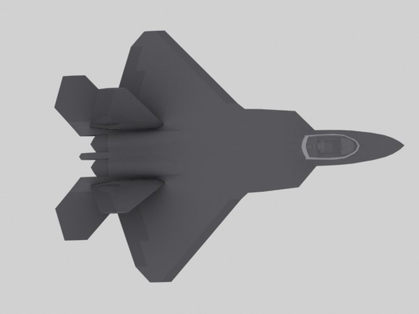 Mod le 3D De Mod le De Jeu F 22 Raptor US Army Stealth Fighter Fighter 