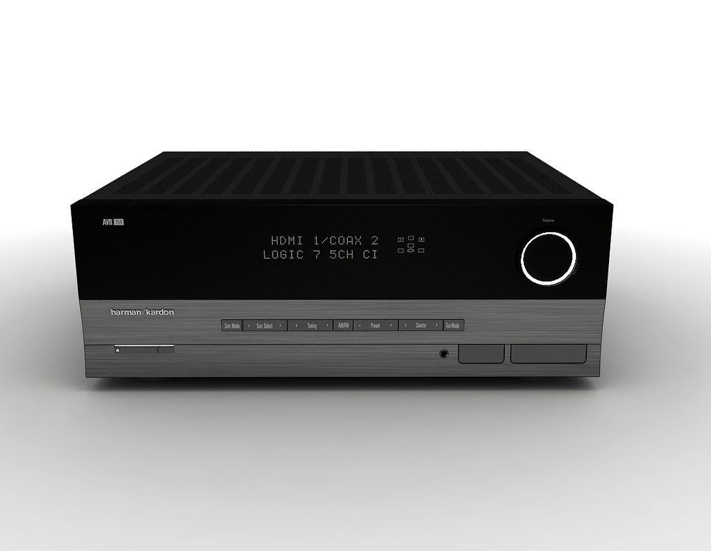 Harman Kardon AVR 154接收器3D模型 TurboSquid 561875