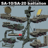russian grumble sa-20 sam 3d model