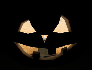 3d halloween pumpkin model