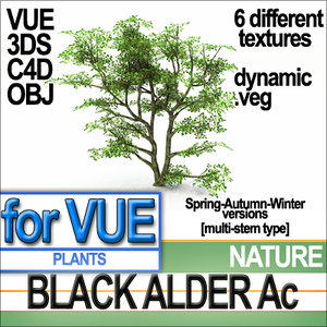 black alder ac dynamic 3d model