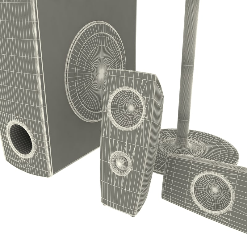 speaker lg xh t762pz 3d 3ds