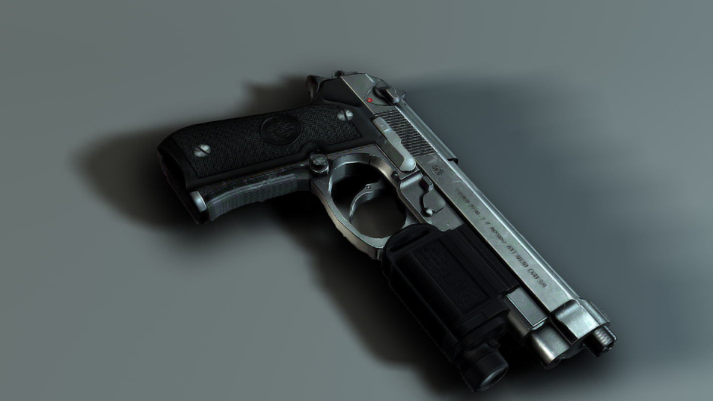 3d model beretta m9