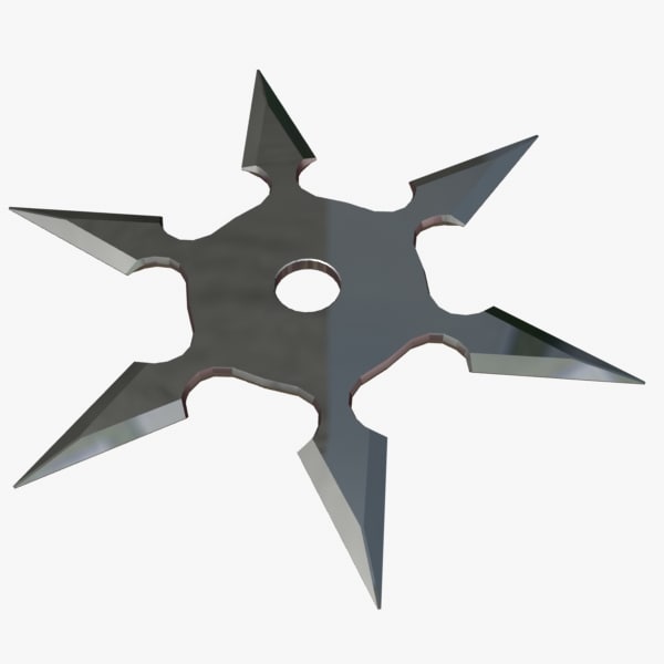 3d shuriken model