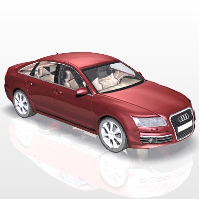 audi a6 car luxury 3ds