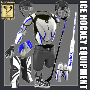 3dsmax ice hockey equipment