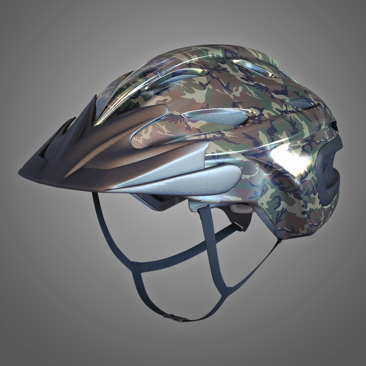 3d model bicycle helmet