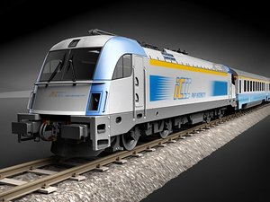 3d taurus train locomotive model