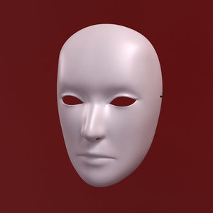 3d max mask theater masque