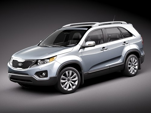 3d Kia Sorento 10 Suv Model