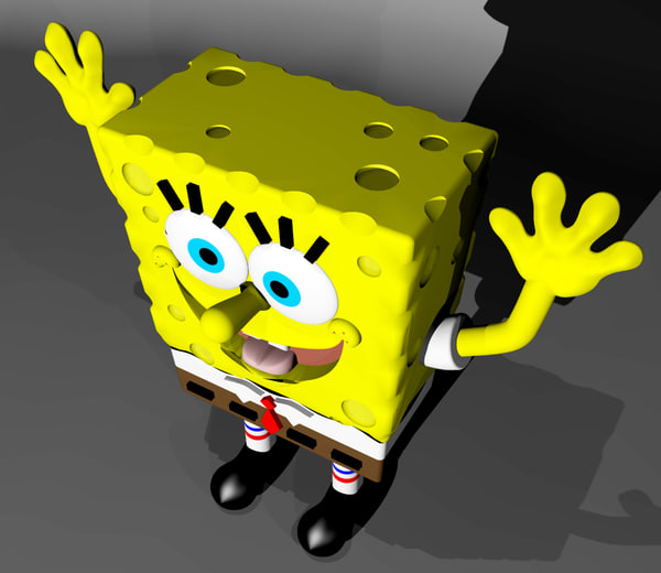 spongebob squarepants 3d max