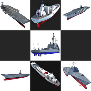 navy ship 3d max